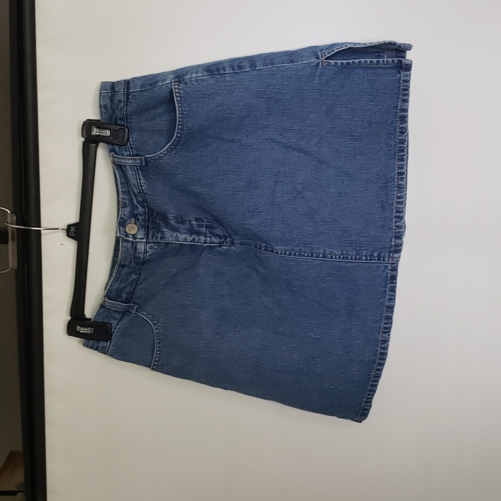 Jean Skirt and Shorts Size 6